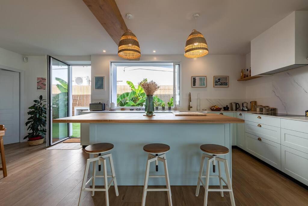 Beautiful Beach House In Front Of The Ocean Biarritz Eksteriør bilde