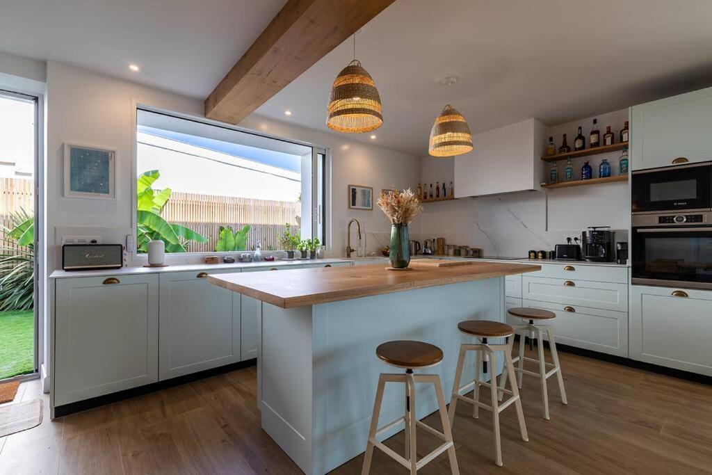 Beautiful Beach House In Front Of The Ocean Biarritz Eksteriør bilde
